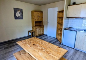 Studio Cabine 4 pers au pied des pistes avec balcon - FR-1-557-13