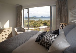 Stunning modern harbour front beach house.