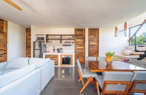 Tulum Apartment | 3-Bed Panoramic Penthouse Private Rooftop Pool Terrace Jetted Dip Pool