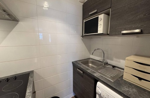Chantemerle Apartment | 2nd floor, balcony, parking, tv, ski locker, 31m², Serre Chevalier