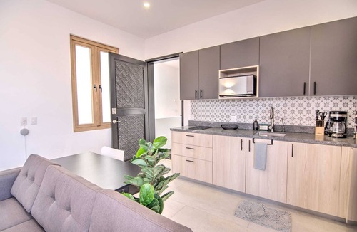 Bucerias Apartment | 3 Blocks to Beach with Private Terrace & Grill
