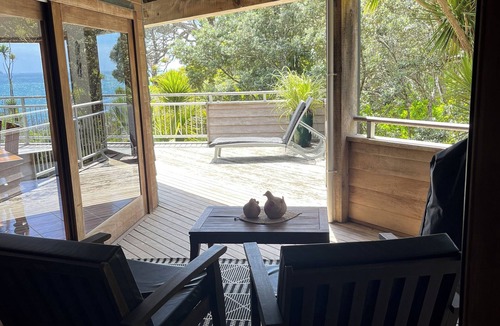 Whananaki North House | Absolute waterfront, private paradise. Native gardens, abundant bird life.