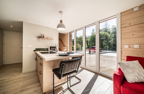 Saxel Apartment | Apartment 'Flocon Spa-terrasse Privatisés' with Private Terrace and Wi-Fi