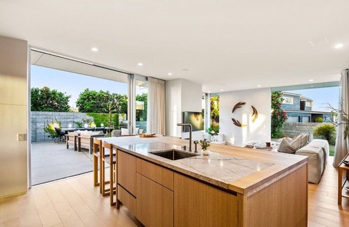 Omaha House | Architectural masterpiece, with private beach access.