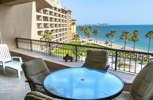 Puerto Penasco Condo | Beachfront Upper Floor Luxury Condo - Sonoran Spa W509 2 BR 2 BA Next to the Pool, High Speed Wi-Fi