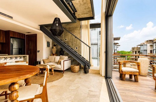 Tulum Apartment | Luxe Penthouse Private Pool, Sauna + Cenote