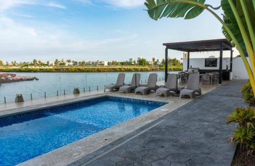 Marina Mazatlan Apartment | Modern Condo with Pool in Marina Mazatlan
