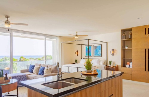 Akumal Condo | Oceanview Penthouse, Private Balcony, BBQ & Pool