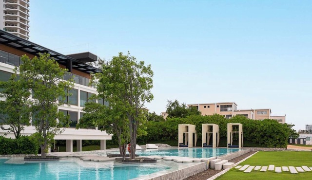 Beachfront Kitchen&HighFloor Laundry Gym|TV Wifi