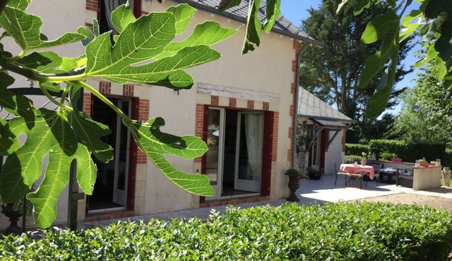 Charming House Near Château de Bouges, Private Terrace & Garden, Fireplace, Free Linens & Cleaning in Bouges-le-Château