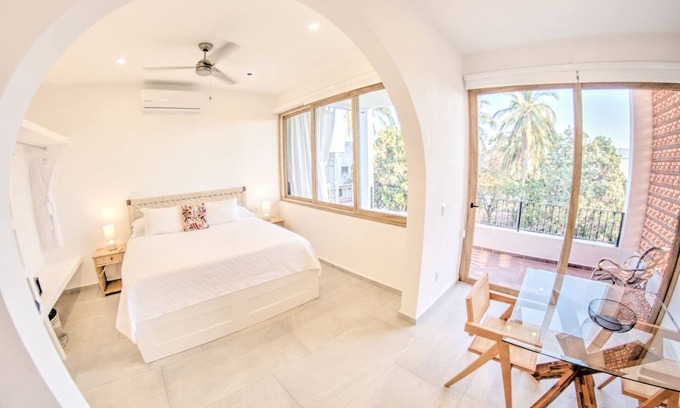 Bucerias Apartment | Ocean View Studio 3.5 Blocks to Beach