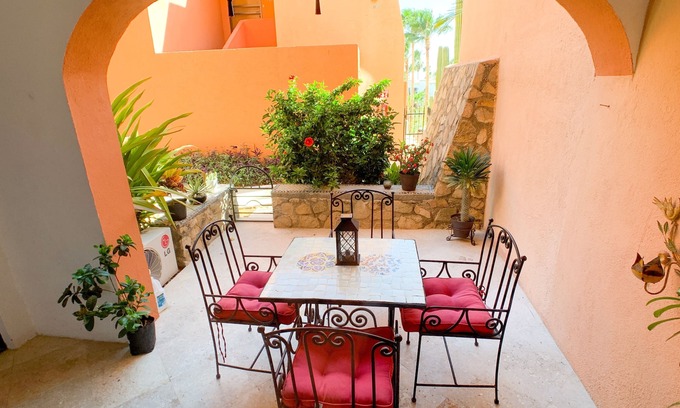 Cabo Bello Condo | Serene and Beautiful Garden Condo - Soak up the Sun on the Stunning Private Beac