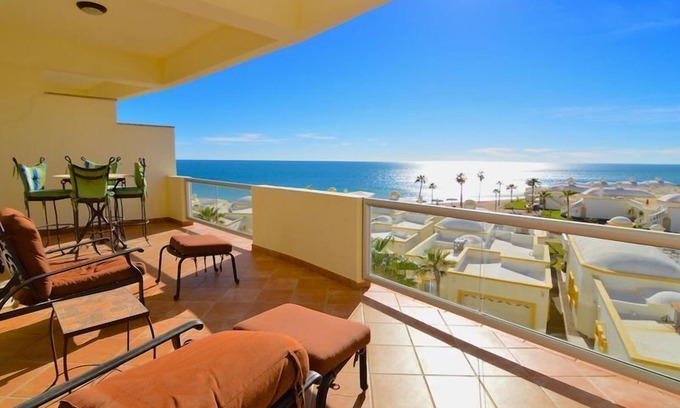 Sandy Beach Condo | Spectacular 2 Bedroom Condo on Sandy Beach at Las Palmas Resort b-401